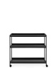 Trays 80 cm x 40 cm Trolley Black