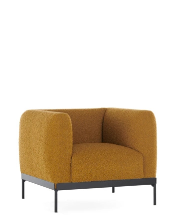 Asia Armchair (Bouclè) Mustard