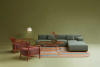 Blast Rectangular Table Transparent Smoky Bronze