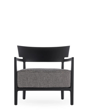  Cara Mat Armchair Black Beige