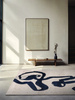 Louis de Poortere Ribbon Sea Ink rug 9849