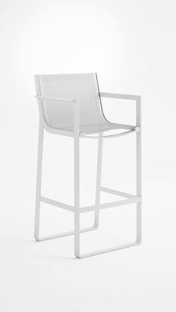 Gandiablasco Flat Textil With Arms Stool