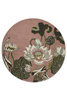 Wedgwood Waterlily Round Dusty Rose rug 038602