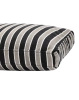 Cushion Stripes 48x35 cm Pillow Taupe Black