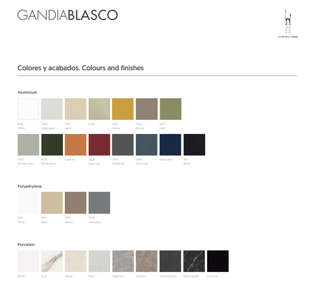 Gandiablasco Flat C 53x28 cm table