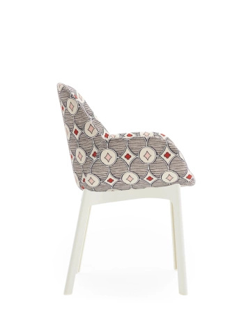 Clap Rubelli Armchair White Cream
