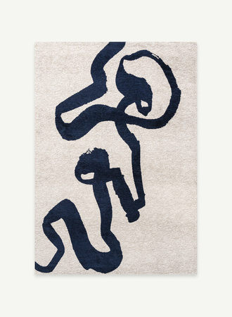 Dywan Louis de Poortere Ribbon Sea Ink 9849
