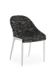 Eleganza Ela Chair White Black
