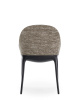 Eleganza Ela Chair Black Light Brown