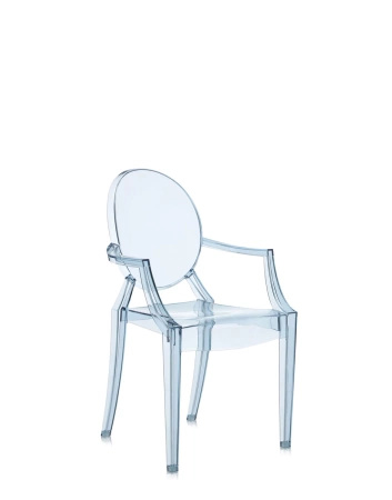 Loulou Ghost School Chair Blue