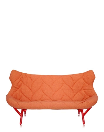 Foliage Trevira Sofa Red Orange
