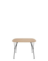 Viscount of Wood Square Table Black Ash