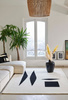 Toulemonde Bochart Nanquim Blanc carpet