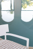 Cara Armchair Green-Black