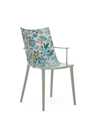 H.H.H. Graphic Impression Chair Green Cream