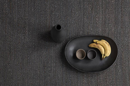 Nanimarquina Herb Black Carpet
