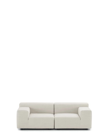 Plastics Outdoor Two-Seater Sofa White