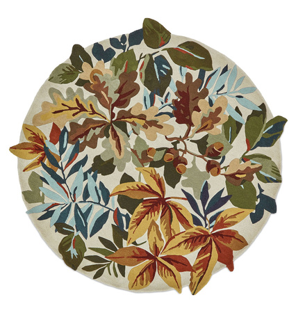 Dywan Sanderson ROBIN'S WOOD RUSSET BROWN ROUND 146501
