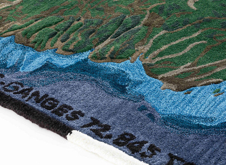 Gan Plastic Rivers Ganges Carpet