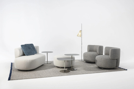 K-Waiting Dormeuse Texture Lounger Gray