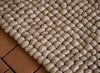Gan Hand Loom Hoot Carpet Beige