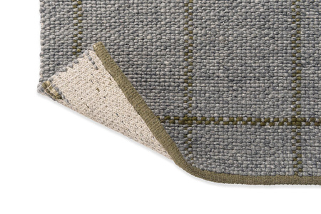 Dywan Brink&Campman Craft Matter Check Slate Olive 049104