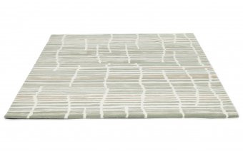 Florence Broadhurst Tortoiseshell Stripe Jade Carpet 039808