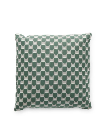 Cushion Outdoor Liberty Obi Check 48x48 cm Pillow Green