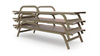 Gandiablasco Stack Contract Chaise Lounger With Arms