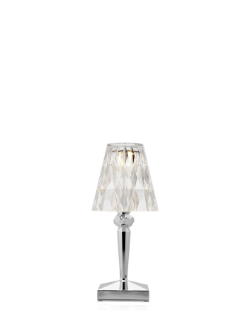 Battery Metal Lamp Chrome