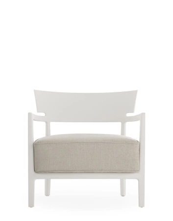  Cara Mat Armchair White Beige