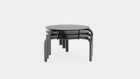 Stolik Kawowy Gandiablasco Stack Round Ø70 cm