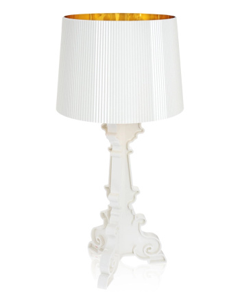 Bourgie White and Gold Table Lamp