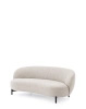 Lunam Curly Sofa White