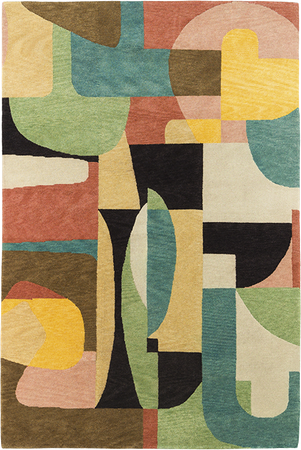 Toulemonde Bochart Jazzy Multi carpet