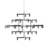 Lampa Wisząca Nemo Crown Major Czarny Platerowany