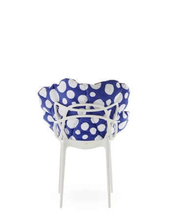 Alice's Flowers Pillow Blue Dots
