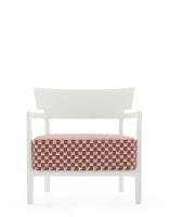 Cara Outdoor Liberty Obi Check White Rust Armchair