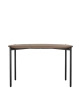 Lunat 119x59 cm Desk Black Walnut