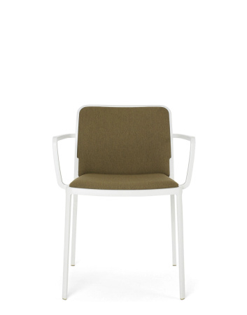Audrey Soft Noma Chair White Mustard