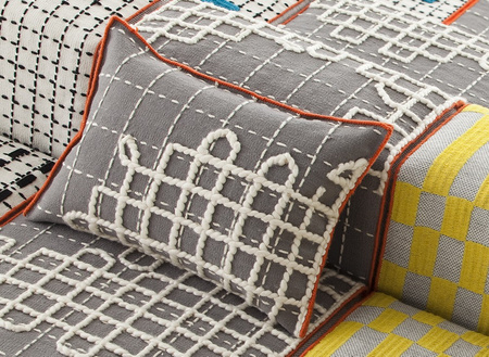 Gan Bandas A Grey Pillow
