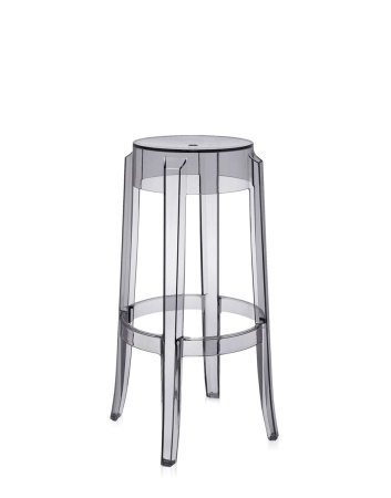 Charles Ghost 75 cm Bar Chair Smoky