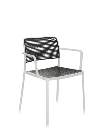 Audrey Chair White Black