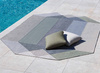 Gan Diamond Nude-Petrol Outdoor Carpet