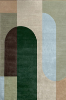 Serge Lesage Ombres Emerald carpet