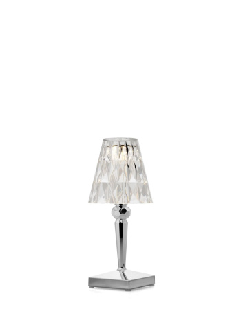 Battery Metal Lamp Chrome