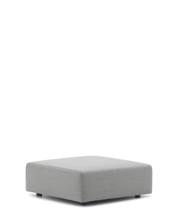 Plastics Outdoor Puff Gray