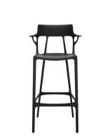 A.I. Stool Recycled 75 cm Stołek Barowy Czarny