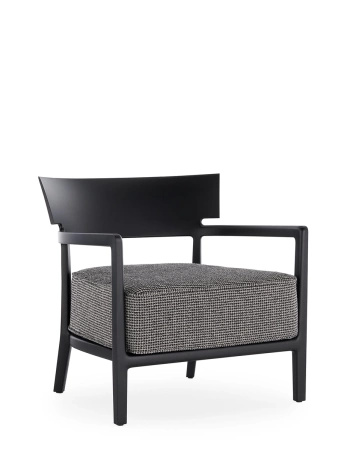  Cara Mat Armchair Black Beige
