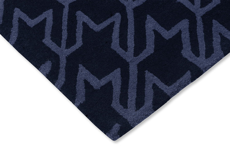 Ted Baker Houndstooth Blue rug 162808
